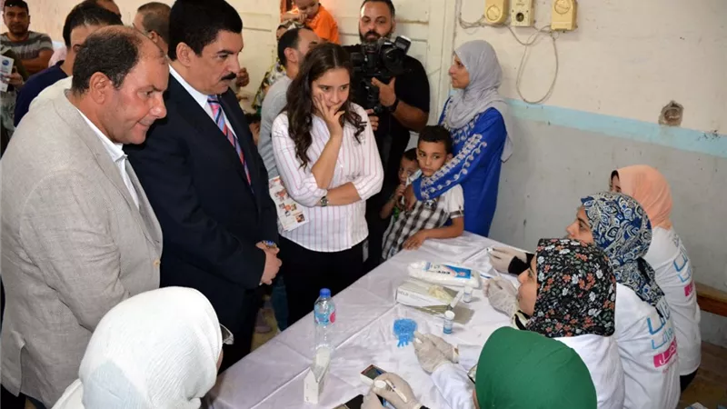 قافلة طبية بكفر الأربعين ببنها للكشف الشامل على الأطفال بالمجان