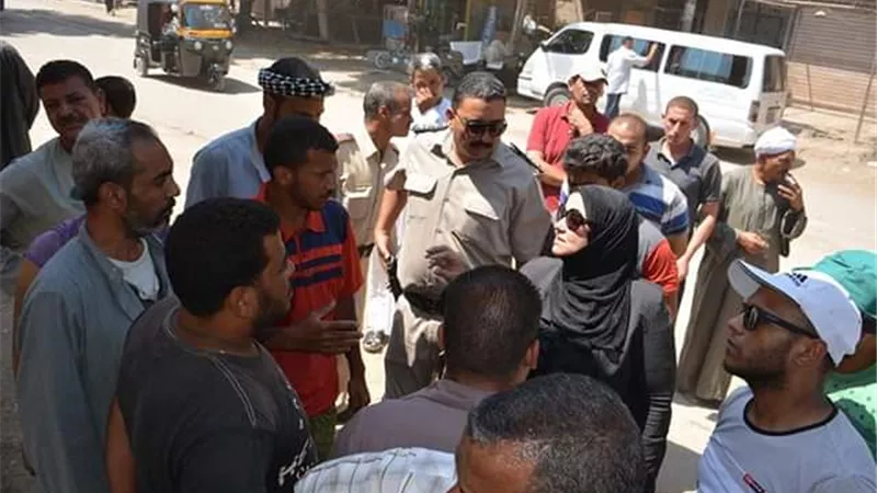 المزين تقود حملة لرفع الاشغالات بالقناطر الخيرية