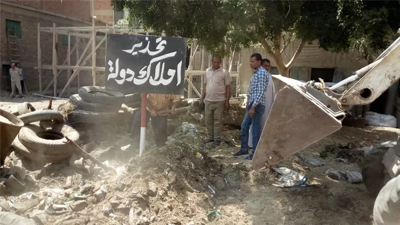 محافظ كفرالشيخ يعلن إزالة 33 حالة تعدى على أملاك الدولة