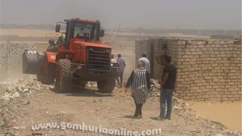 13حالة إزالة علي أملاك الدولة بالخانكة