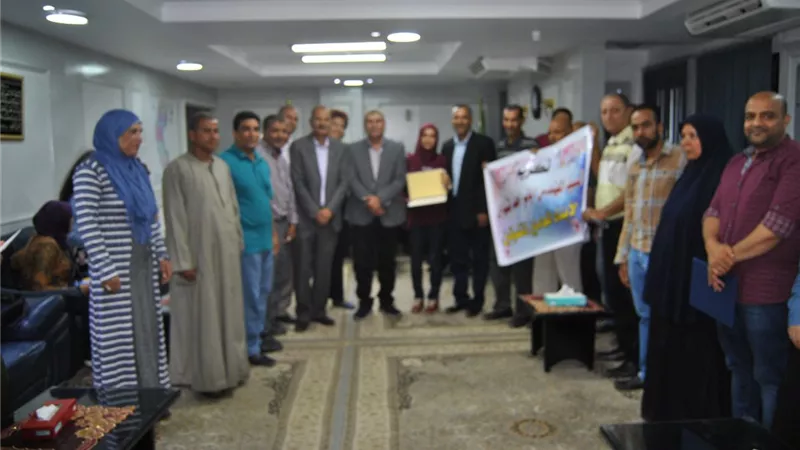 شركة مياه الشرب بالمنيا تكريم أوائل الثانوية العامة من أبناء العاملين