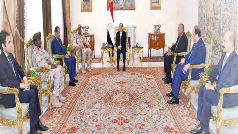 بالفيديو.. السيسي يؤكد على الروابط الأزلية والتاريخية بين مصر والسودان