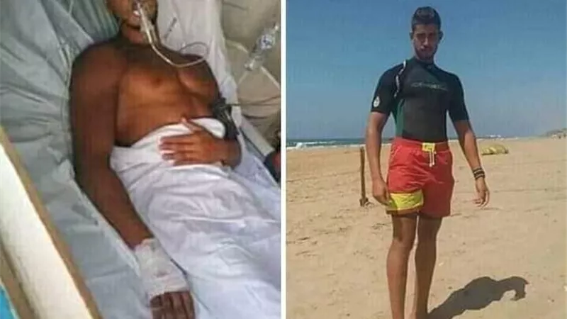 بعد انقاذه 13 طفلا من الغرق.. احتجاز سباح في العناية المركزة بجمصة