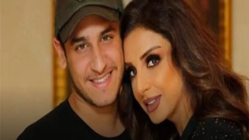 بلفظ خادش للحياء .. نجل انغام الاكبر يتوعد زوجها