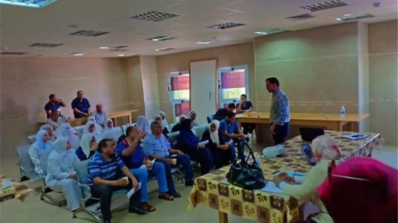 دورة تدريبية حول المنهجية العلمية للتداول والتخلص اﻵمن من المخلفات الطبية الخطرة