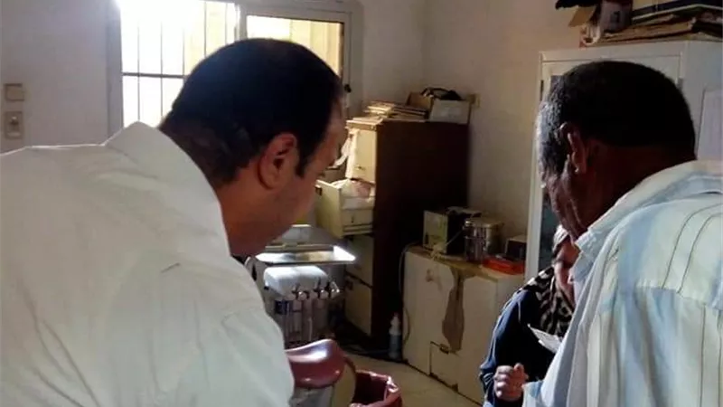 حملة تفتيشية علي الوحدات الخدمية بمركز الفتح بأسيوط