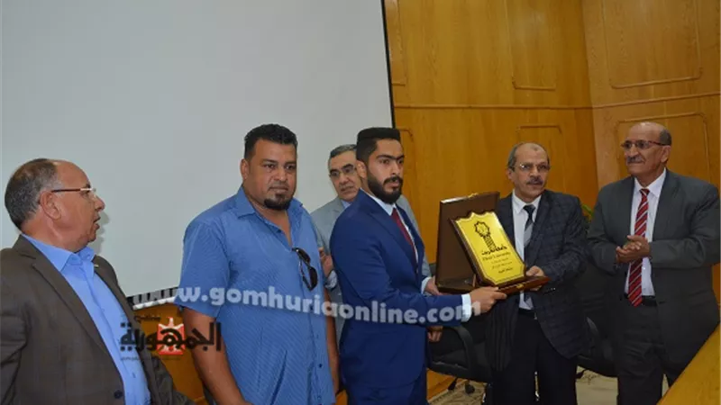 طلاب الملتقى العربى للتدريب يزورون جامعة الفيوم