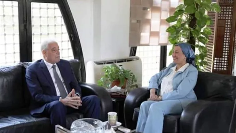 فوده التقى وزيرة البيئة لتطوير المحميات تحويل شرم الشيخ إلى مدينة خضراء