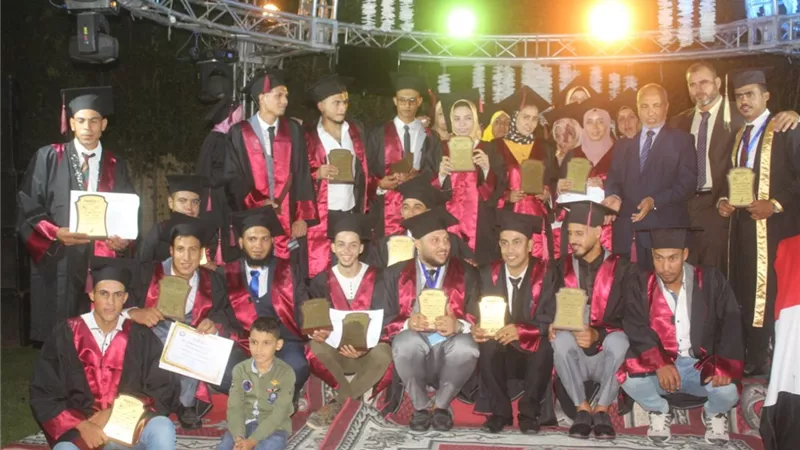 المعهد العالى للعلوم الادارية بجناكليس يحتفل بتخرج دفعة 2019