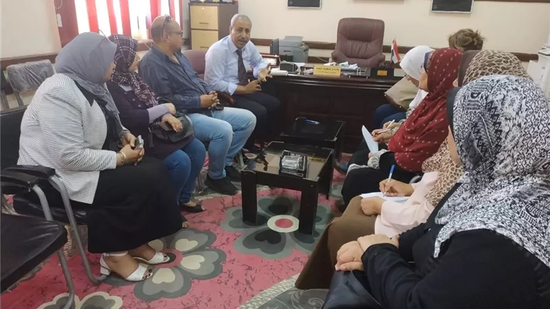 وكيل تعليم العبور يلتقي مديري المراحل استعدادا للعام الدراسي الجديد