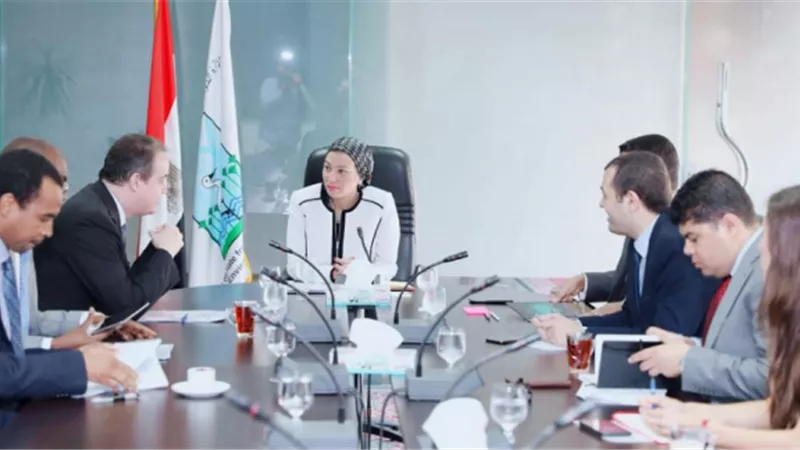 وزارة البيئة تبحث مع المدير التنفيذي لصندوق المناخ الأخضر تمويل مشروعات تغير المناخ في مصر وإفريقيا