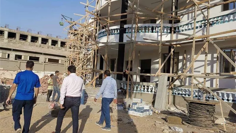 لجنة من وزارة الرياضة في زيارة مفاجأة لمركز شباب الصفا