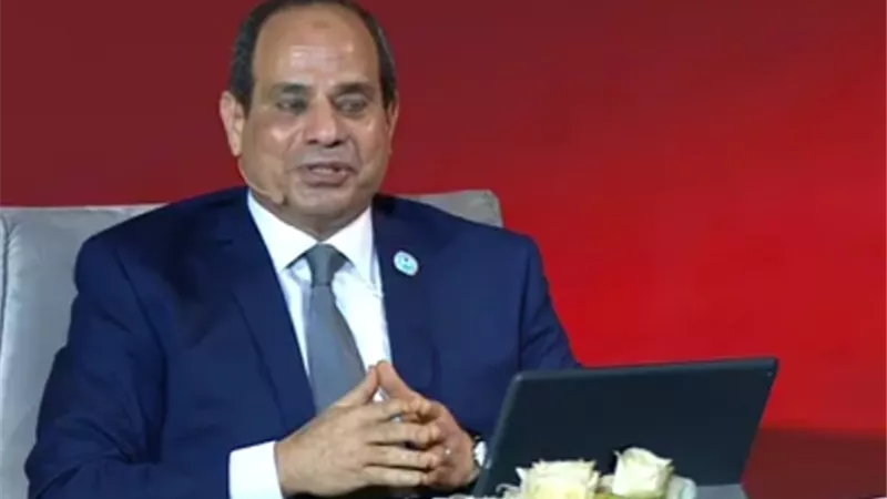 السيسي ردا على تقرير 