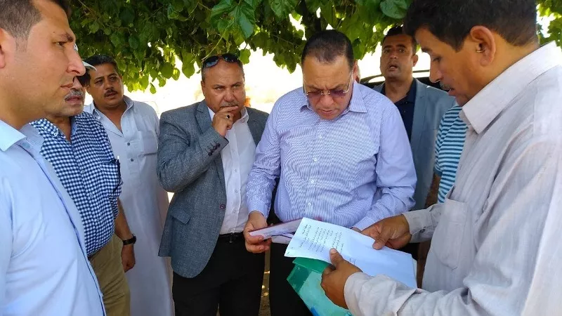 نجاح غراب في إقناع المتعدين على أراضي أملاك الدولة بالحسينية بسداد الأقساط المستحقه عليهم