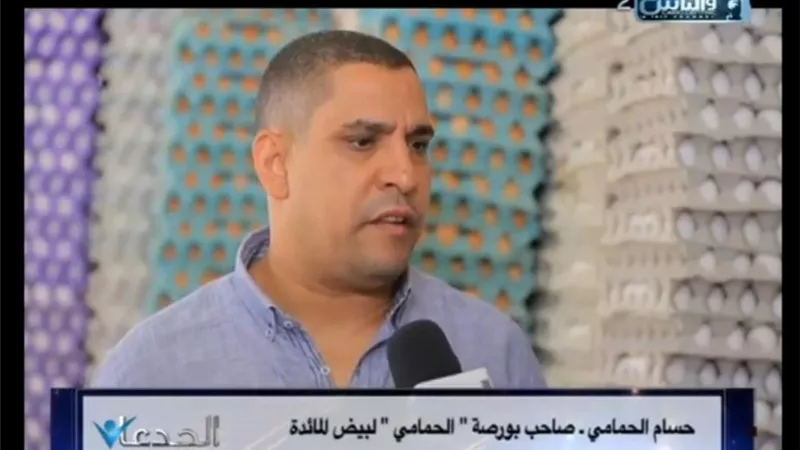الحمامى يكشف أسرار تصنيع بيض المائدة وتحديد السعر اليومى للكرتونة
