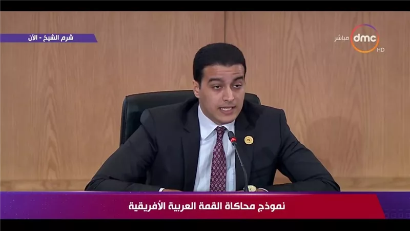 خالد عكاشة: جلسة محاكاة مؤتمر الشباب تم الإعداد لها جيداً واختيار الموضوع كان موفقاً