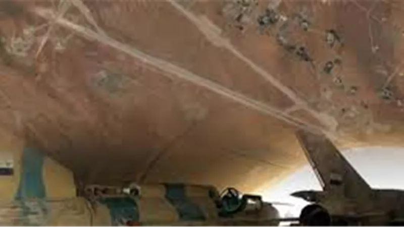 انفجار في مطار الشعيرات السوري
