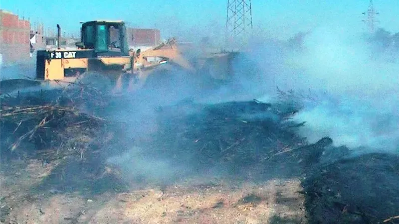 نشوب حرائق بمصنع ومكتب تابع لشركة مطاحن مصر العليا بسوهاج