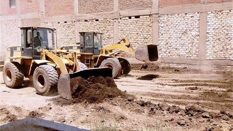 إزالة 71حالة تعدي علي الأراضي الزراعية وأملاك الدولة بسوهاج