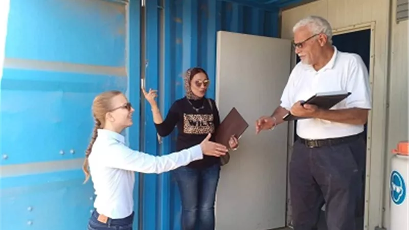 الجانب الالماني ينفذ محطة معالجة ثلاثية للصرف بالقنطرة غرب