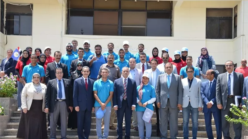 جامعة القناة تكرم المشاركين في تنظبم أمم أفريقيا