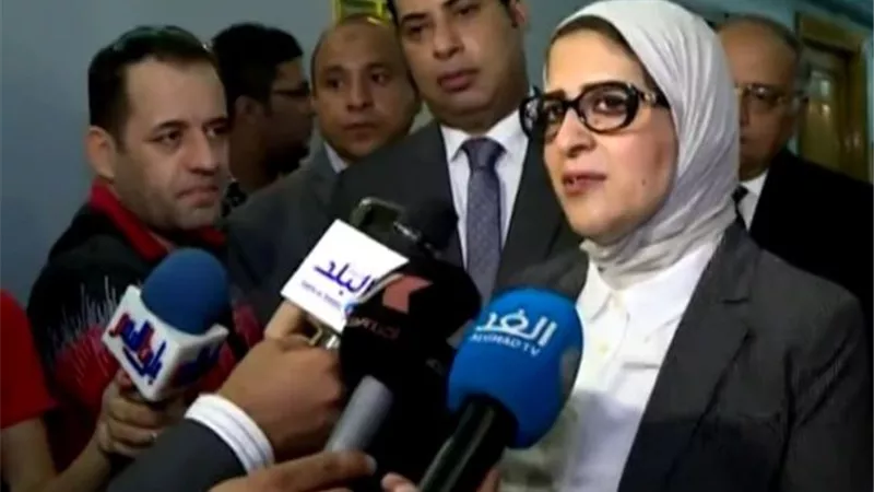 وزيرة الصحة تكشف مصير مرضى معهد الأورام بعد الحادث.. فيديو