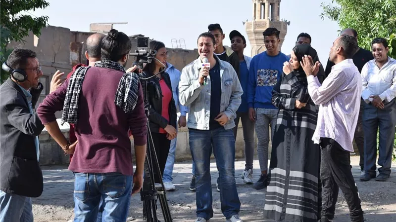 مؤتمر صحفى لنجوم فيلم يوم مصرى .. غدا