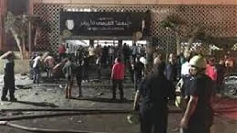 الصحة: 20 حالة وفاة بينهم 4 مجهولين وكيس أشلاء فى حادث معهد الأورام