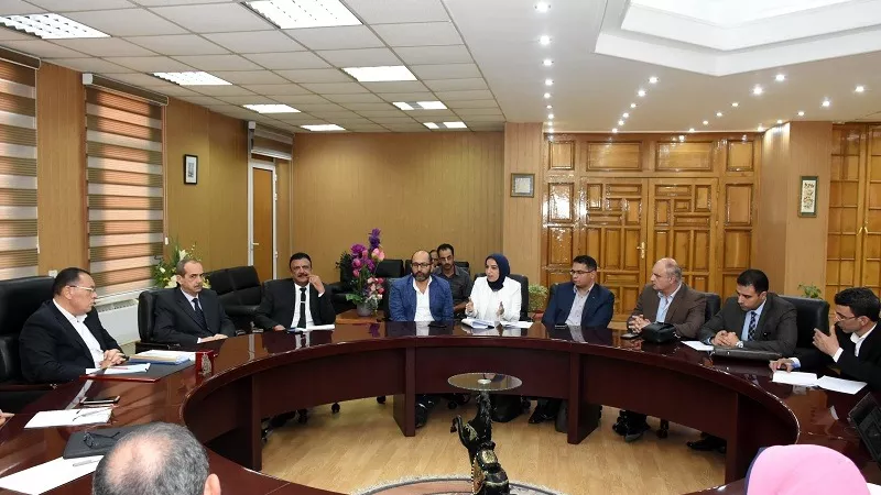 غراب يتابع اجراءات تنفيذ مشروع إقامة منطقة تجارية وسكنية متكاملة بمدينة الزقازيق