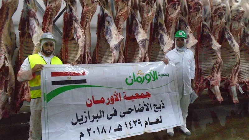 الأورمان تنهى استعدادتها لتوزيع اللحوم البلدية فى قرى محافظة أسيوط