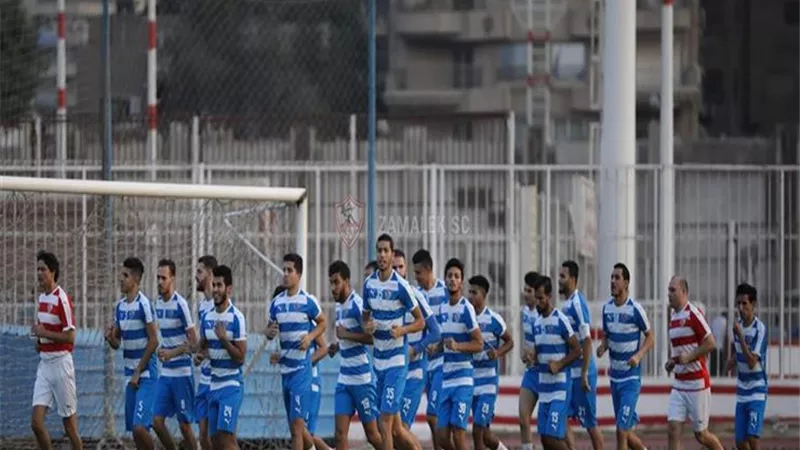 تدريبات استشفائية لأساسي الزمالك فى ودية المتحدة
