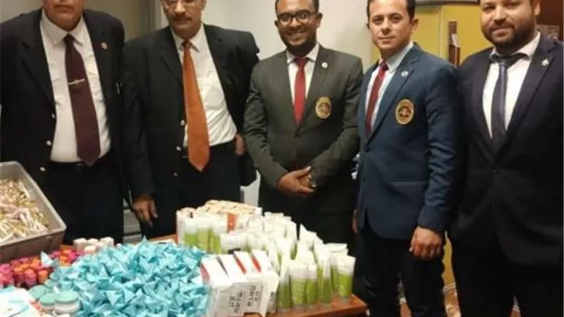 احباط تهريب مستحضرات تجميل بـ 500 الف جنيه بمطار القاهرة