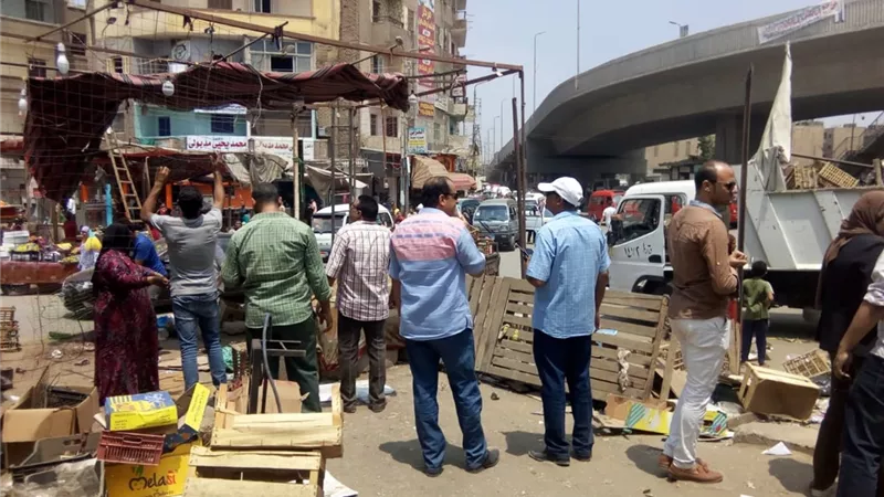تحويل إشغالات كباري الرياح التوفيقي إلي حدائق ومتنزهات