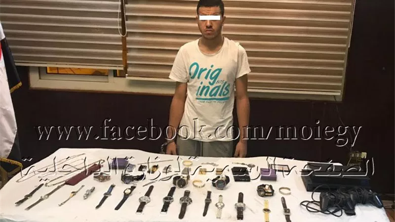ضبط مرتكب سرقة مسكن بالمعادى قبل إكتشاف المجنى عليه الواقعة