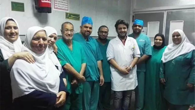 اول جراحة لتركيب شريان صناعى بالطرف السفلى لمريض بالتأمين الصحى ببنى سويف