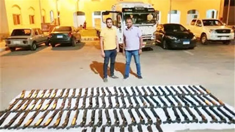 ضبط 100 بندقية خرطوش بأسيوط