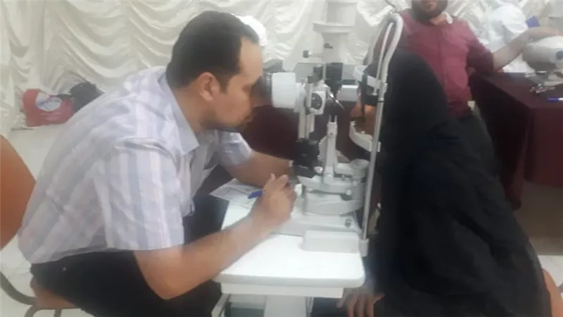الكشف على ألف مواطن فى مبادرة نور حياة بتلا المنوفية..... صـــــــــور