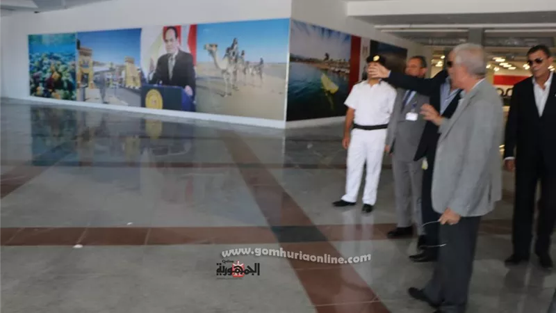 فودة يتفقد اعمال التطوير والتحديث بمطار شرم الشيخ الدولى