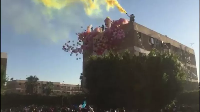 بالصور.. احتفالات عيد الأضحى تغطى سماء وأرض العاشر من رمضان