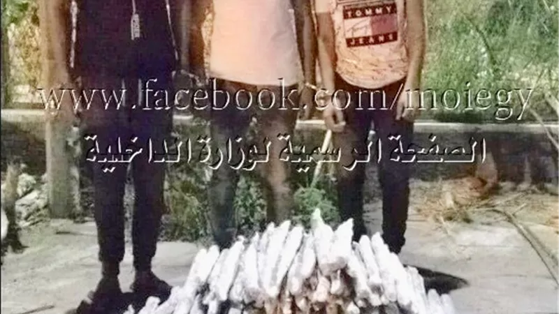 ضبط تشكيل عصابى يستخدم احدث طرق لتهريب البانجو بالاسماعيلية
