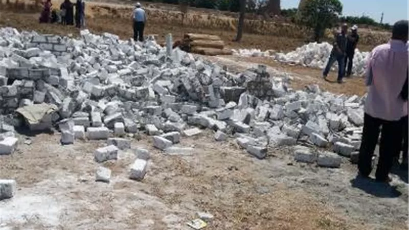 ازالة فورية للبناء على الأراضي الزراعية بالاسماعيلية