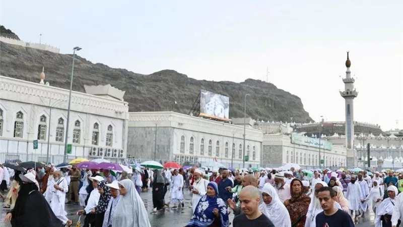 شاشات عملاقة فى ( منى ) لتوعية وإرشاد الحجاج.. صـــور