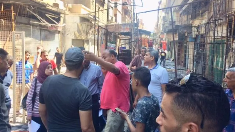 نيابة الاسماعيلية تنتدب خبراء الادلة الجنائية لتحديد اسباب حريق شارع مصر