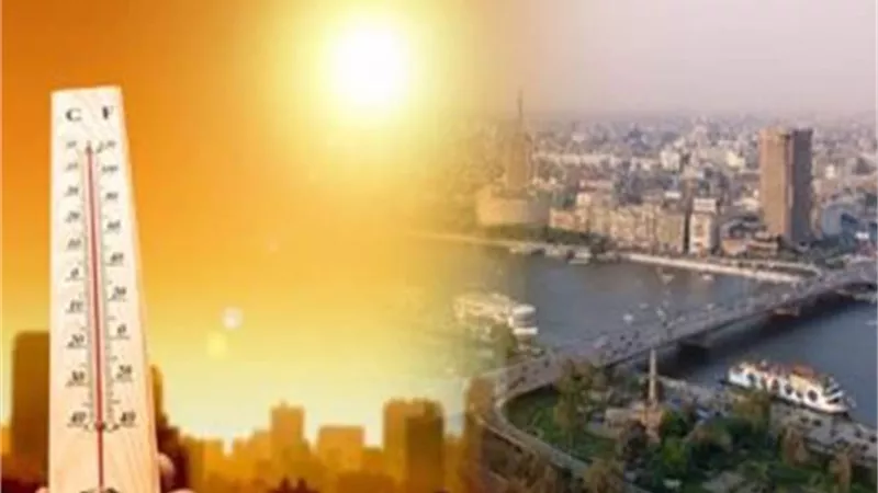 الارصاد: طقس الخميس مائل للحرارة والعظمى 41 بالقاهرة