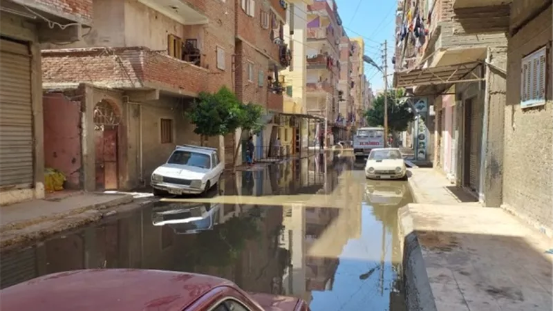 مياه القناة تكثف أعمال التطهير خلال العيد .. صور