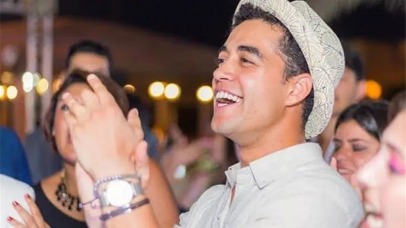 ظهور مبهج للفنان خالد أنور فى اخر ايام العيد