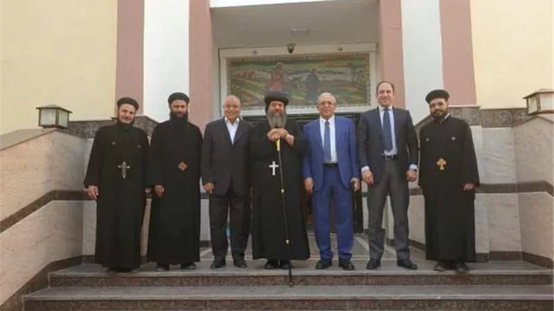 امين مستقبل وطن أسيوط يقدم التهنئة للانبا ثاؤفيلس بمناسبة تجليسه اسقفا لايبارشية منفلوط
