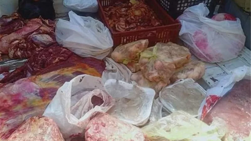 ضبط 138 كيلو لحوم غير صالحة في حملة تموينية بمدينة أسيوط