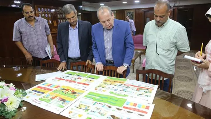 محافظ كفرالشيخ...حملة توعية مكثفة بالتعاون مع GIZ الألمانية لعدم حرق قش الأرز للحفاظ علي البيئة