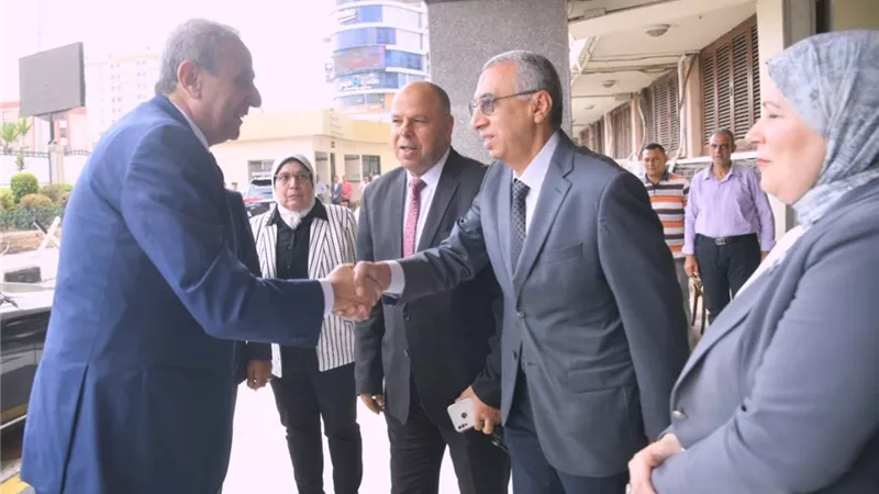 محافظ الغربية يصل ديوان عام المحافظة لمباشرة مهام عمله
